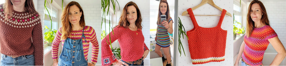 Increasing and decreasing in Granny stitch