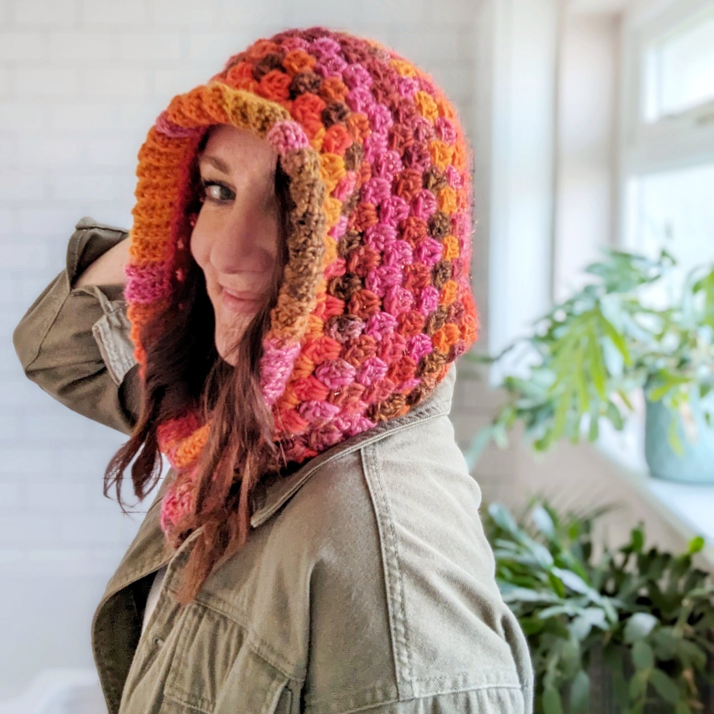 Mellow Hood crochet pattern - Downloadable PDF