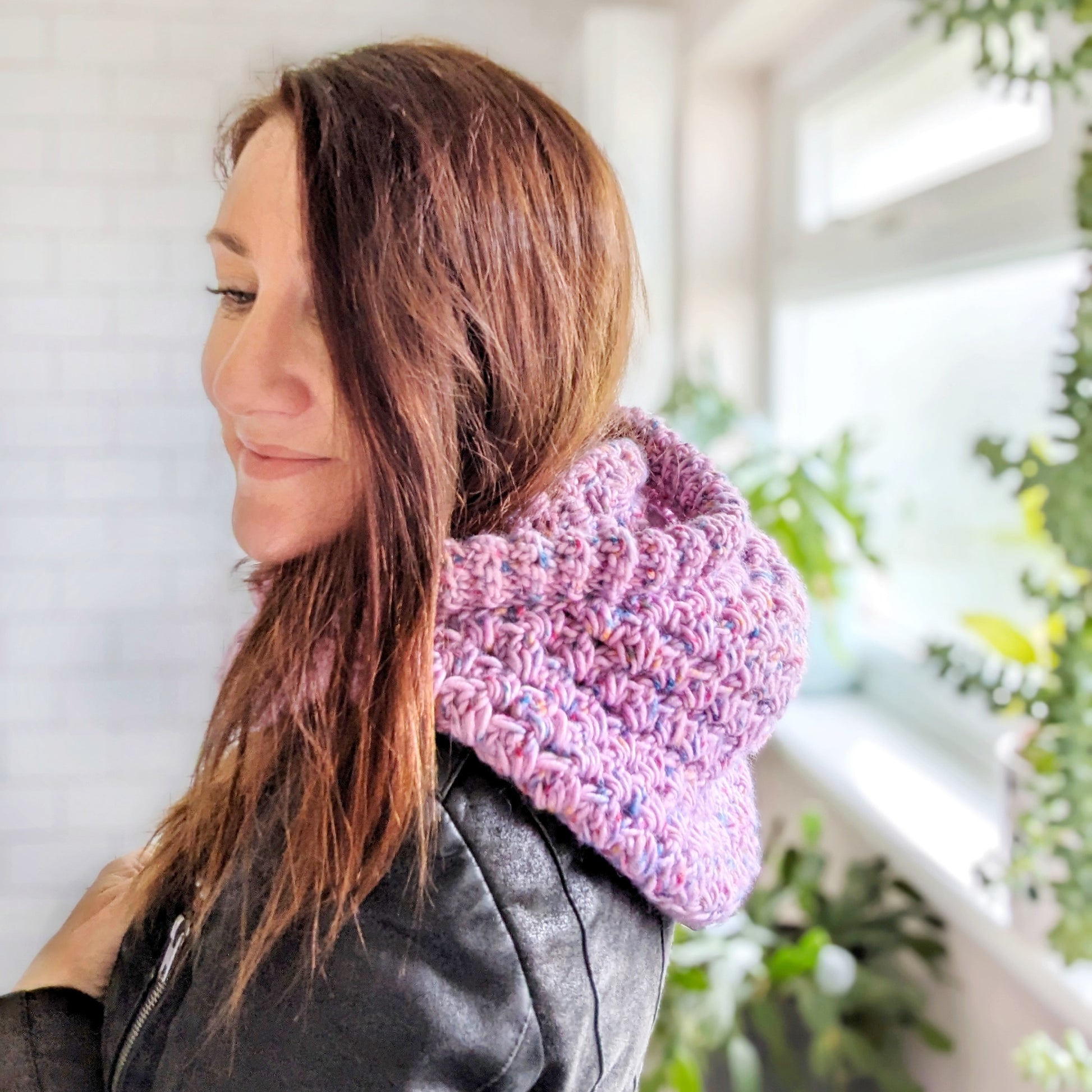 crochet hood
