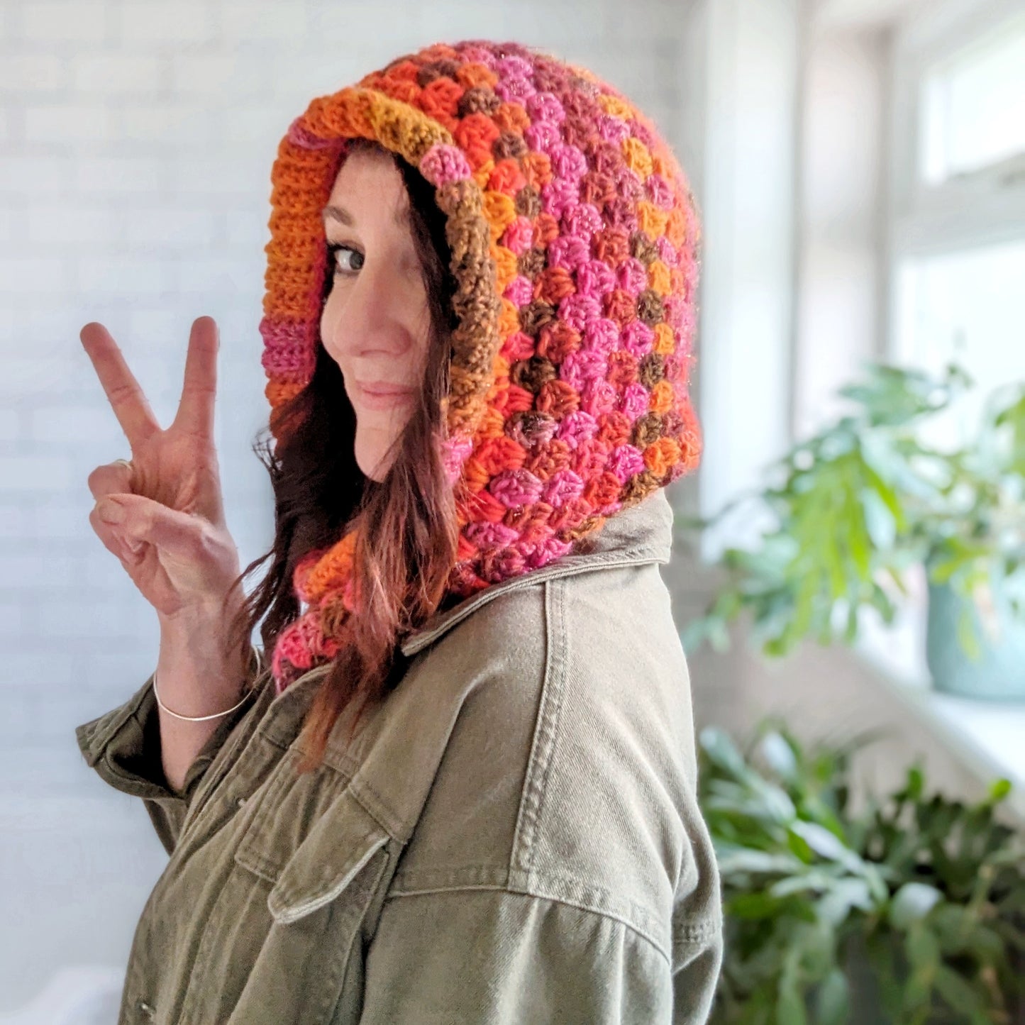 crochet hood