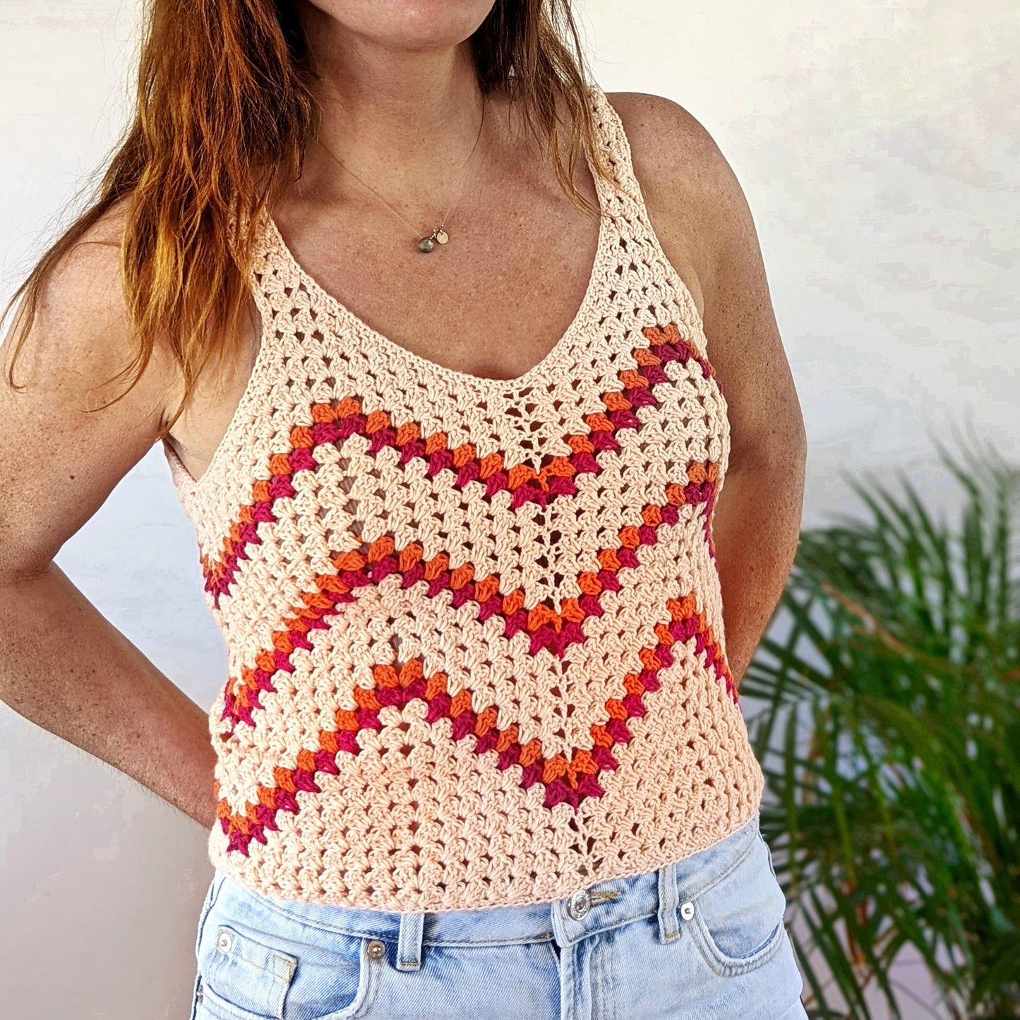 Chevron vest crochet pattern - Downloadable PDF