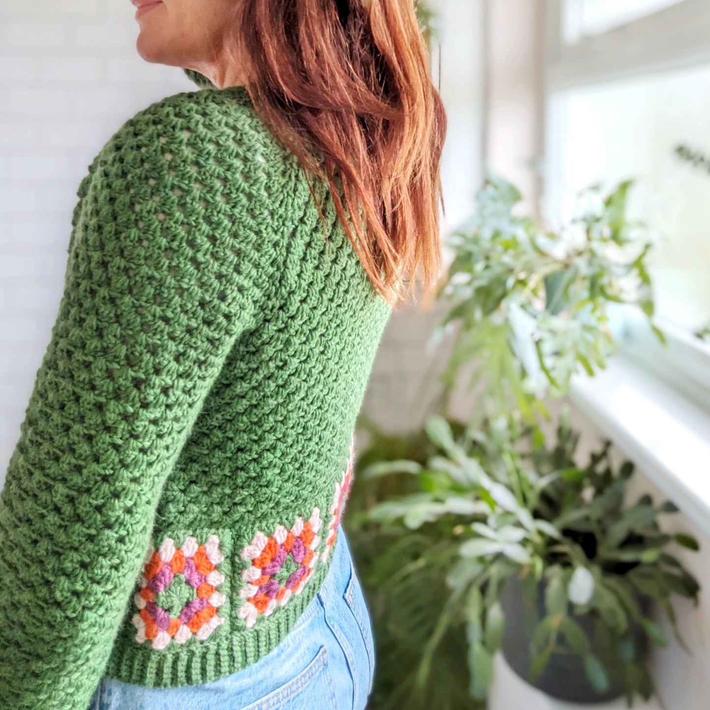 Lowrider cardigan crochet pattern - Downloadable PDF