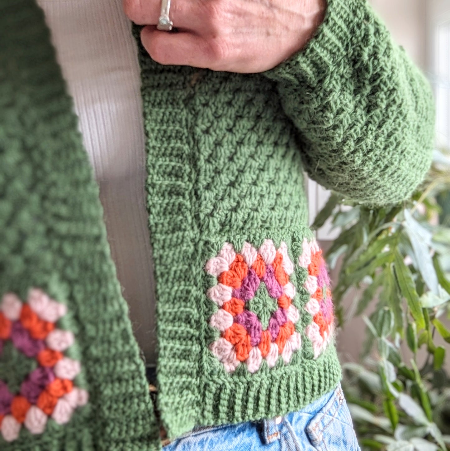 Lowrider cardigan crochet pattern - Downloadable PDF