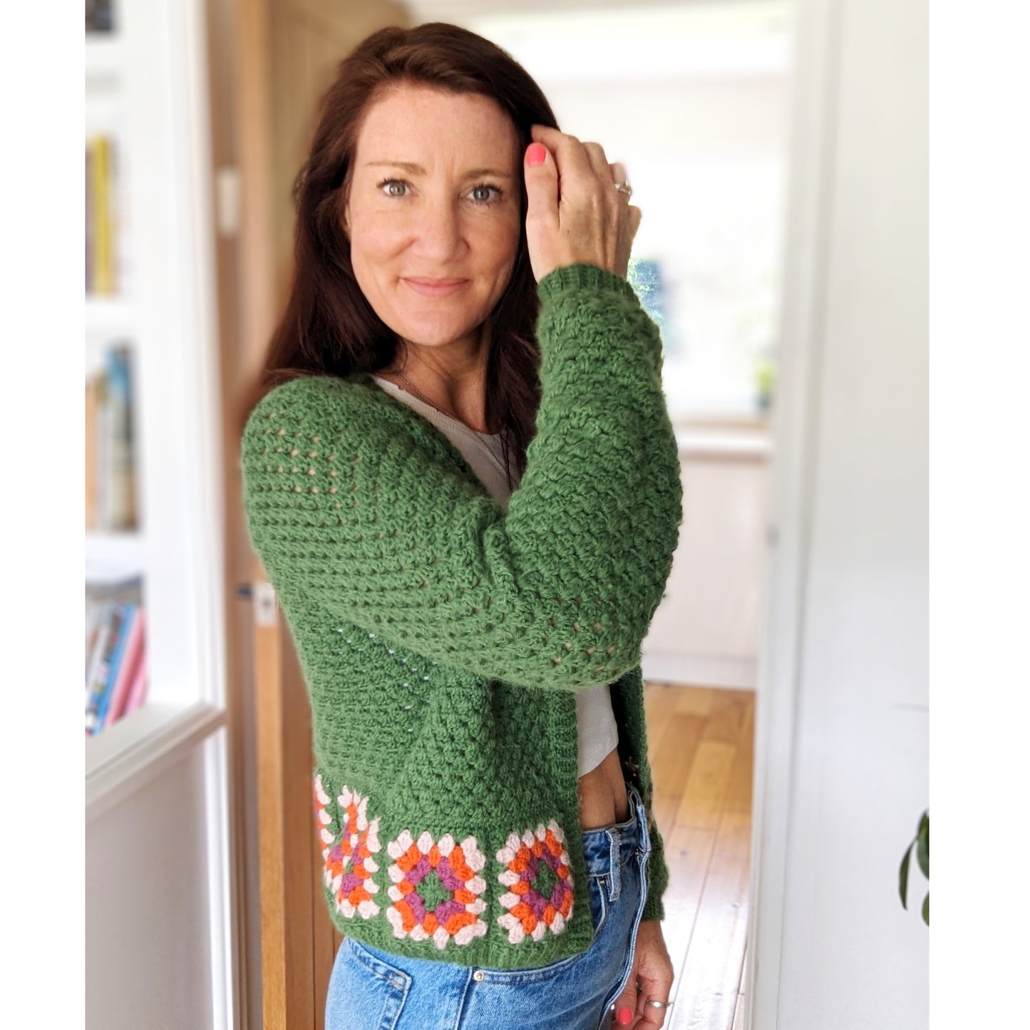 Lowrider cardigan crochet pattern - Downloadable PDF