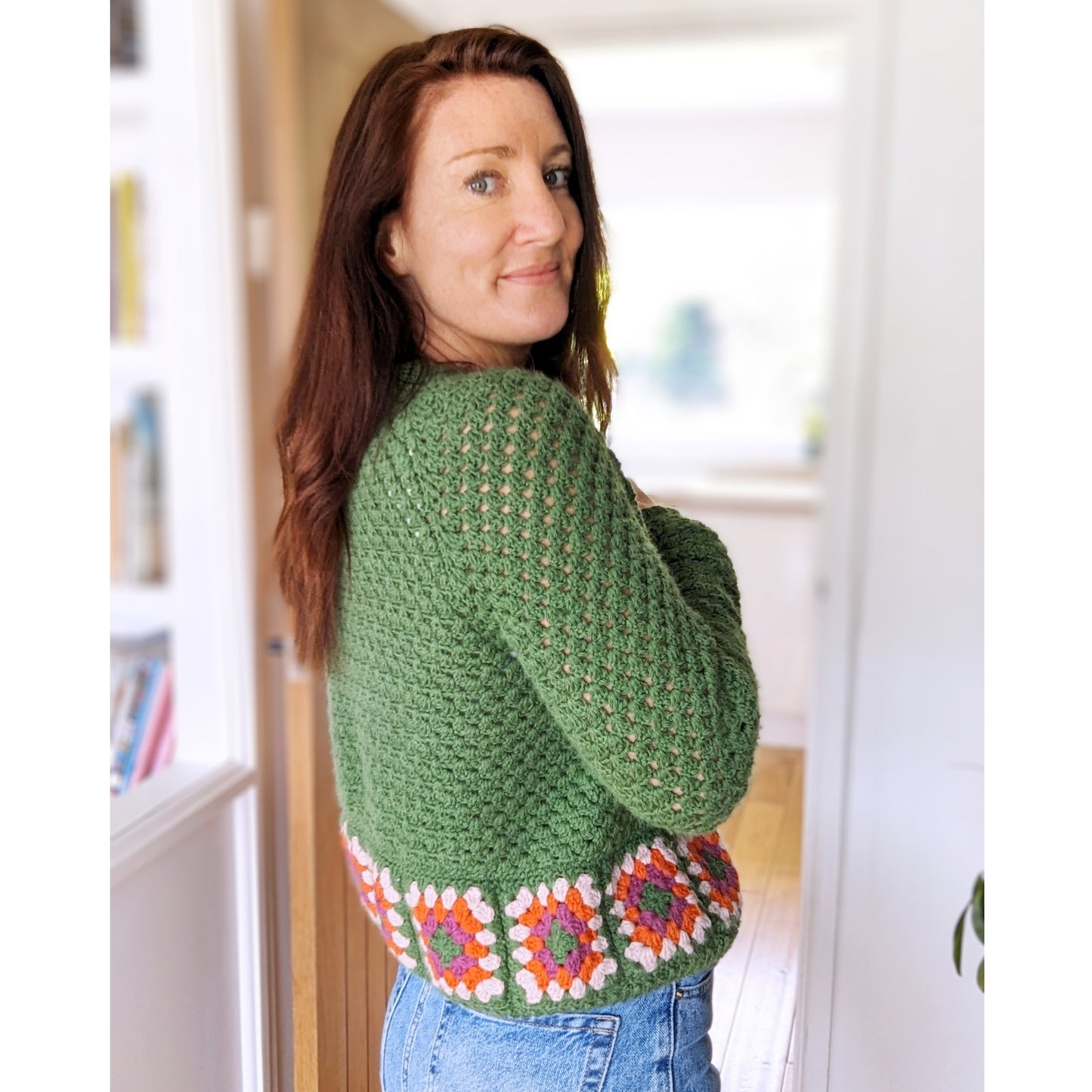 Lowrider cardigan crochet pattern - Downloadable PDF