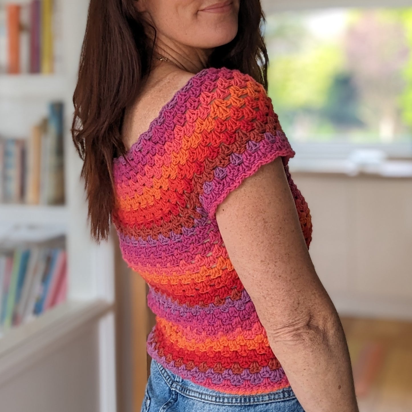 Stories top crochet pattern - Downloadable PDF