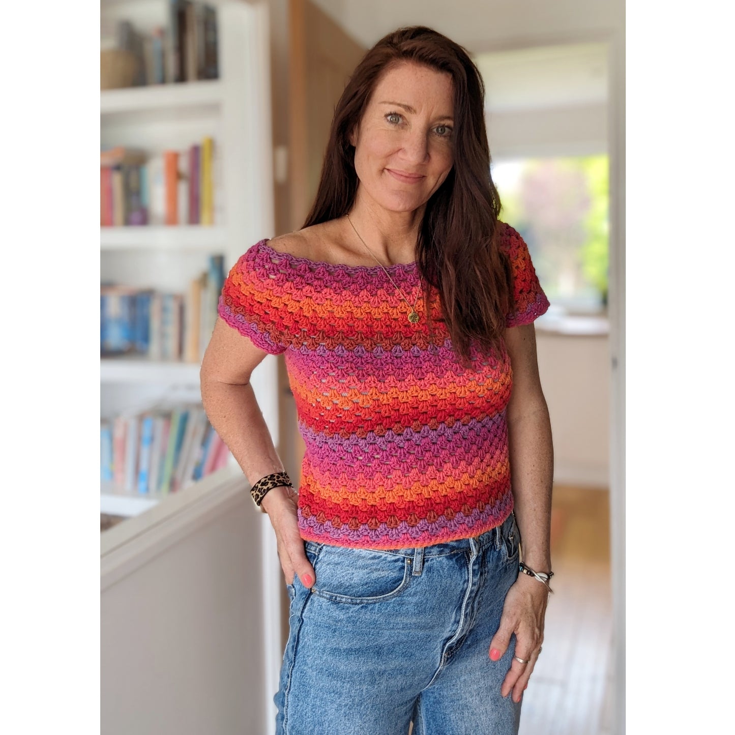 Stories top crochet pattern - Downloadable PDF