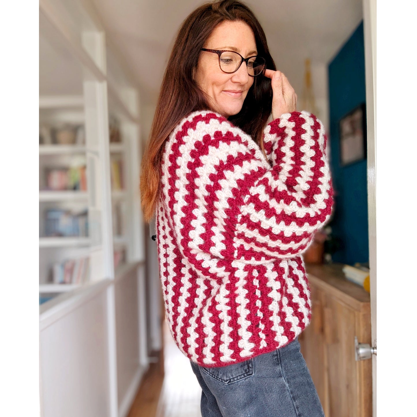 Candy Cane cardigan