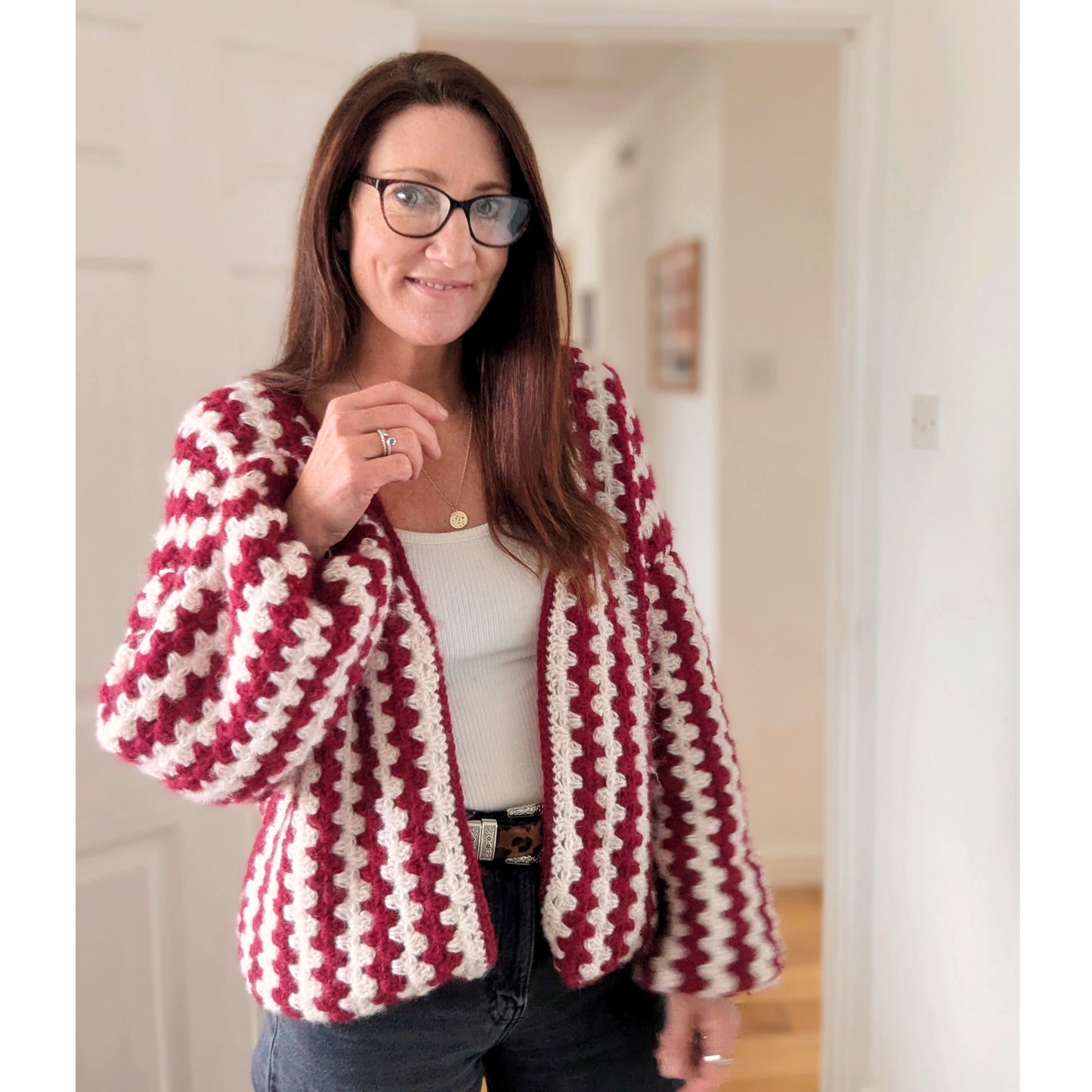 Candy Cane cardigan