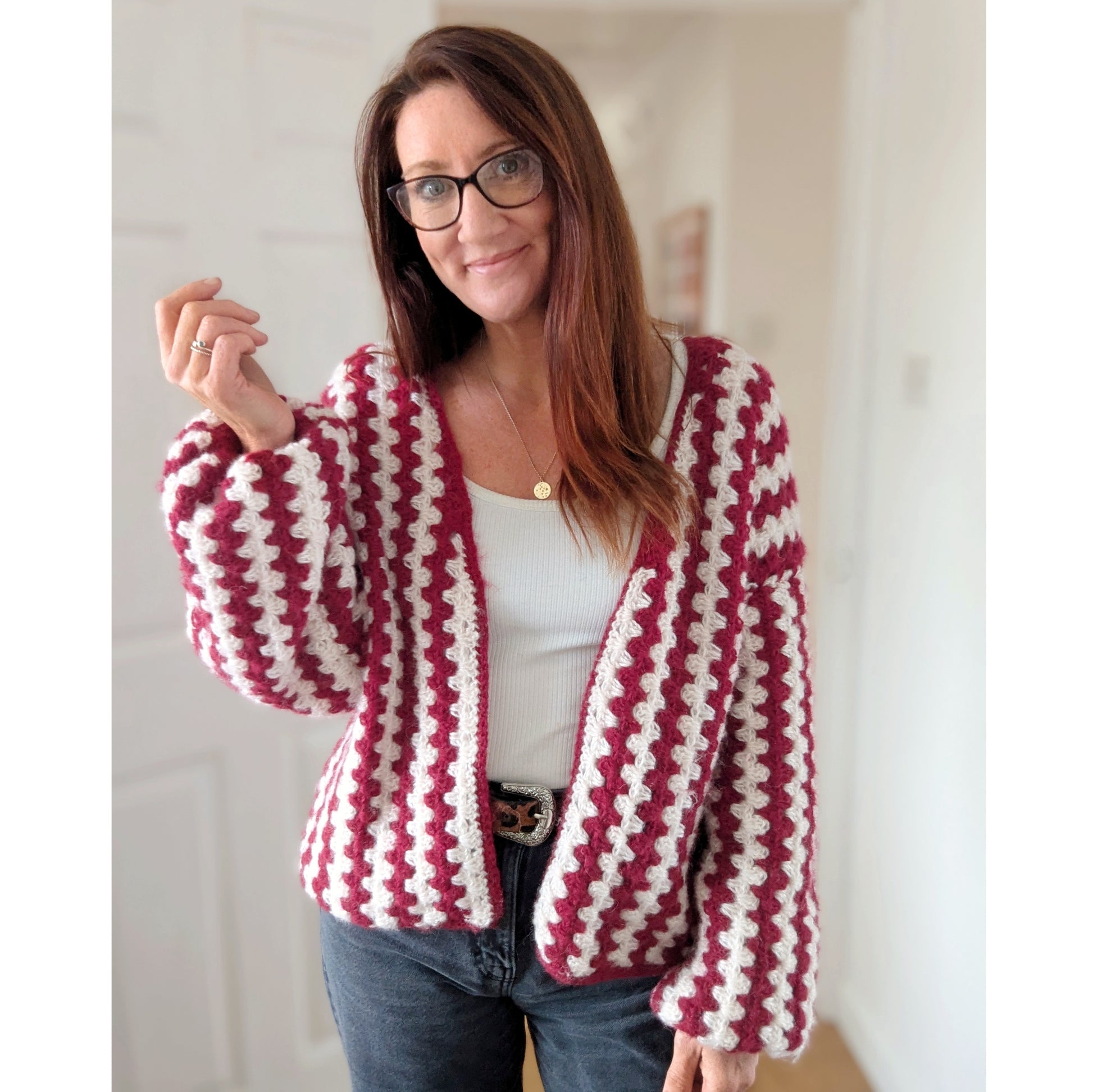 Candy Cane cardigan