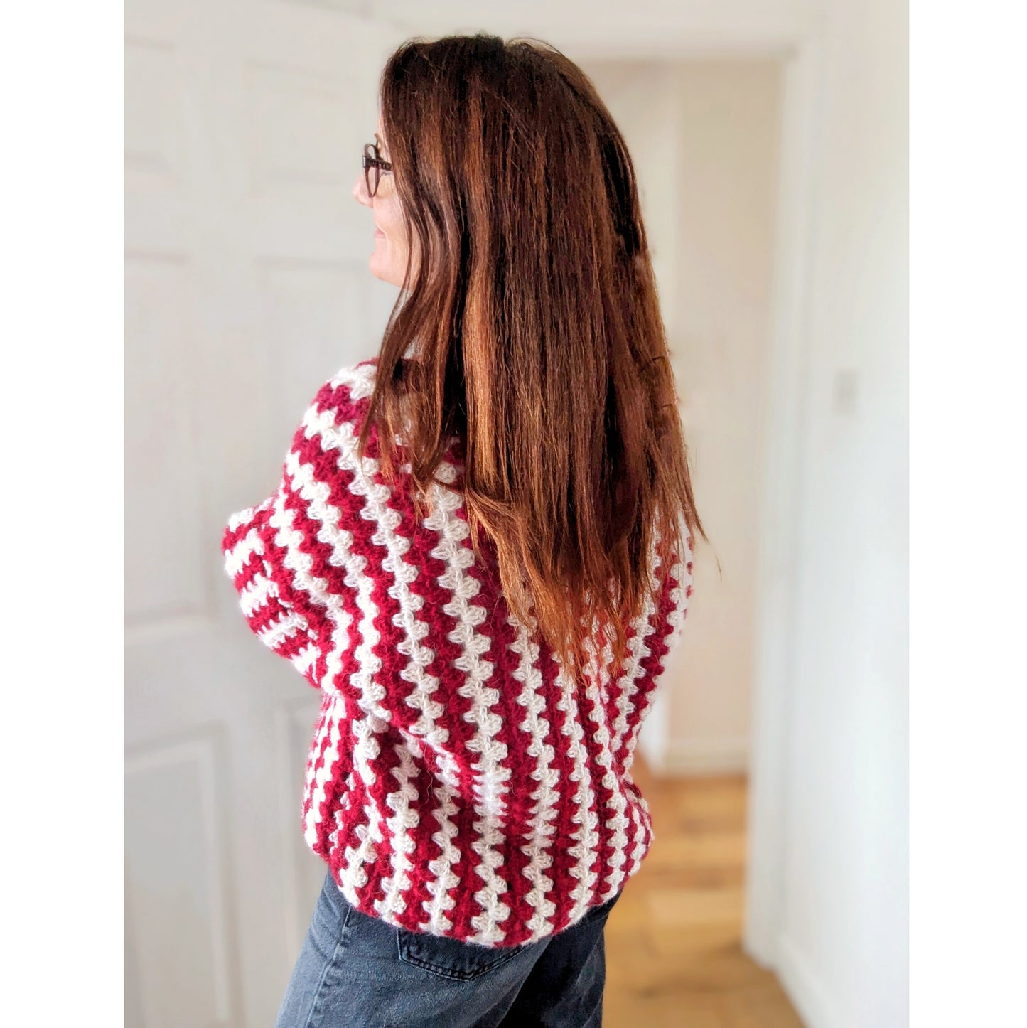 Candy Cane cardigan