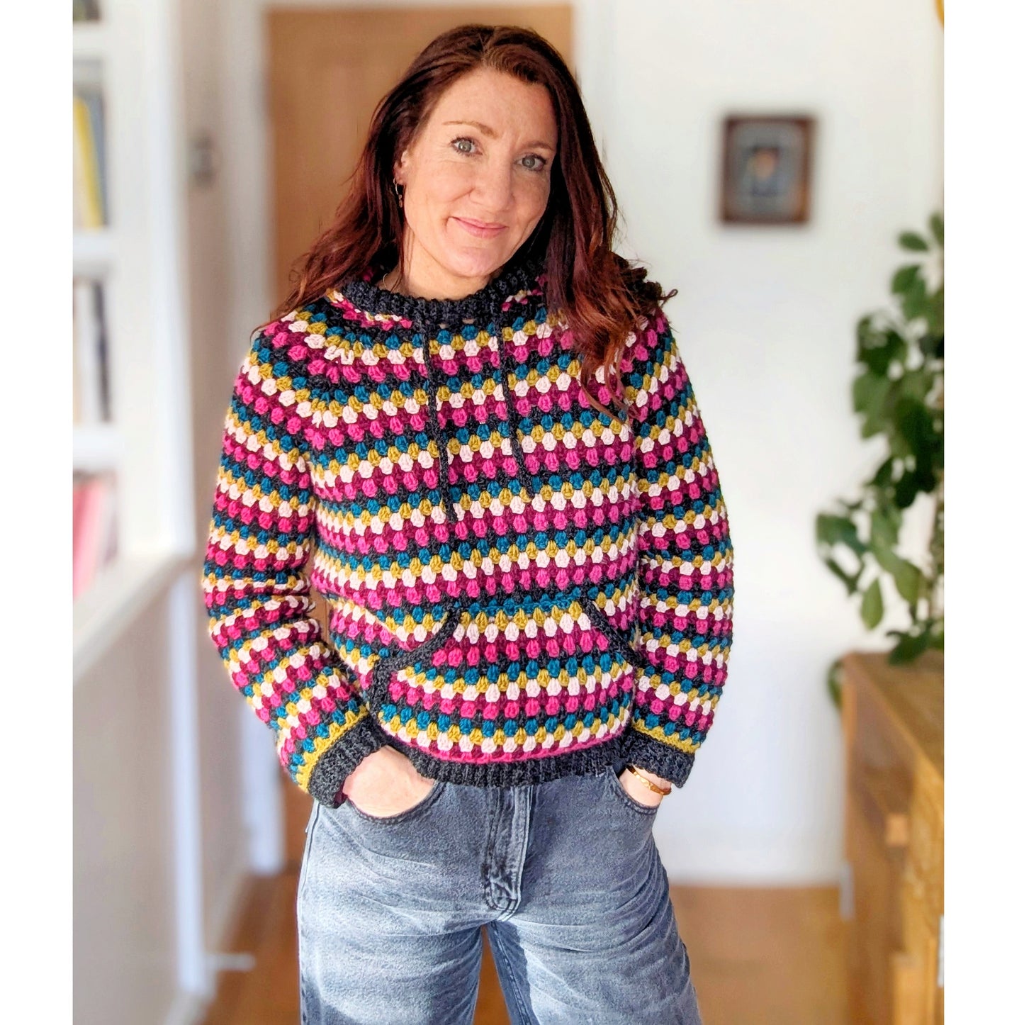 Crafter Hood crochet pattern - Downloadable PDF
