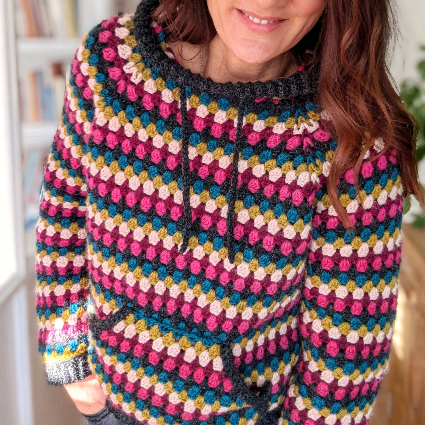 Crafter Hood crochet pattern - Downloadable PDF