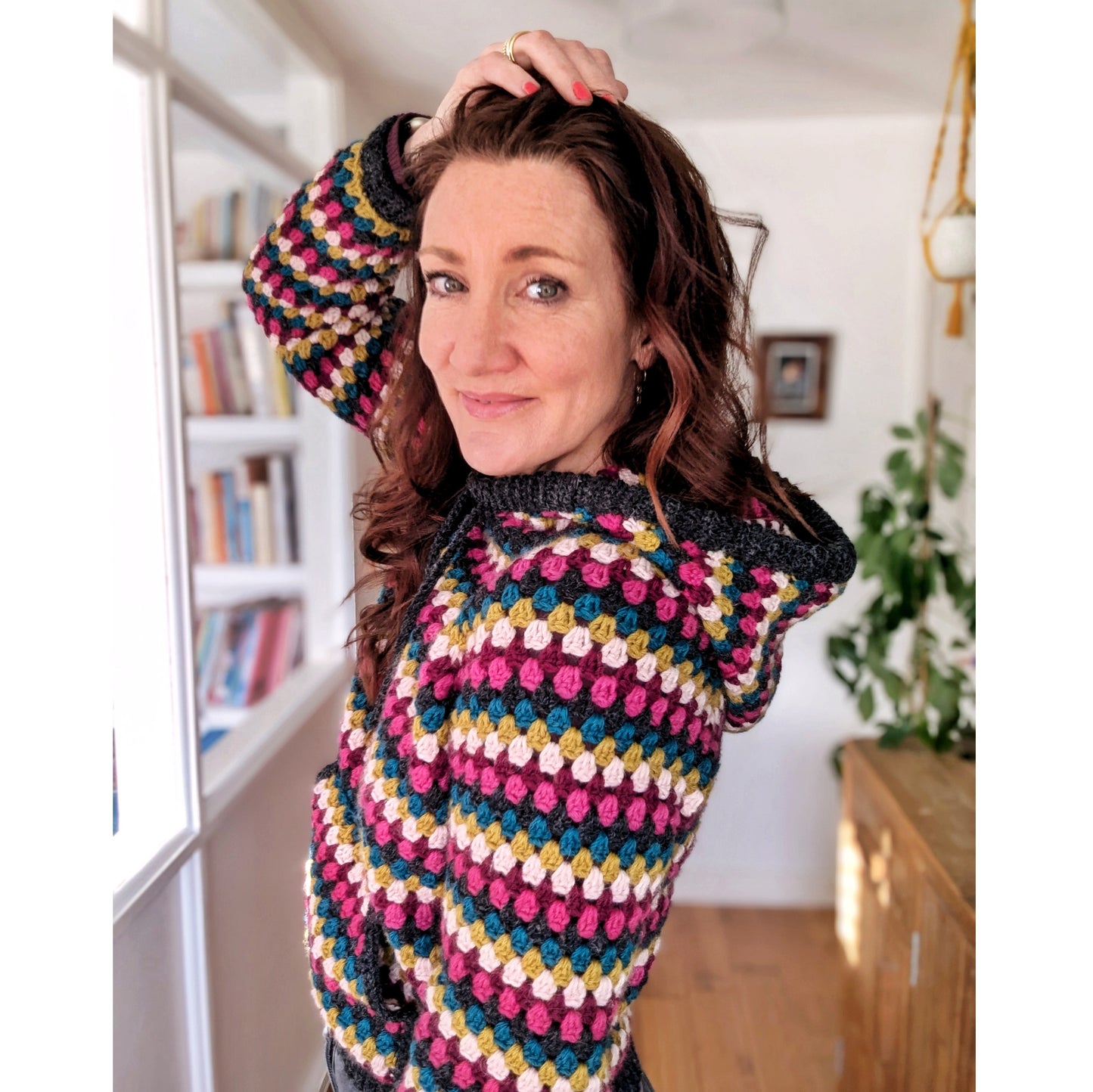 Crafter Hood crochet pattern - Downloadable PDF