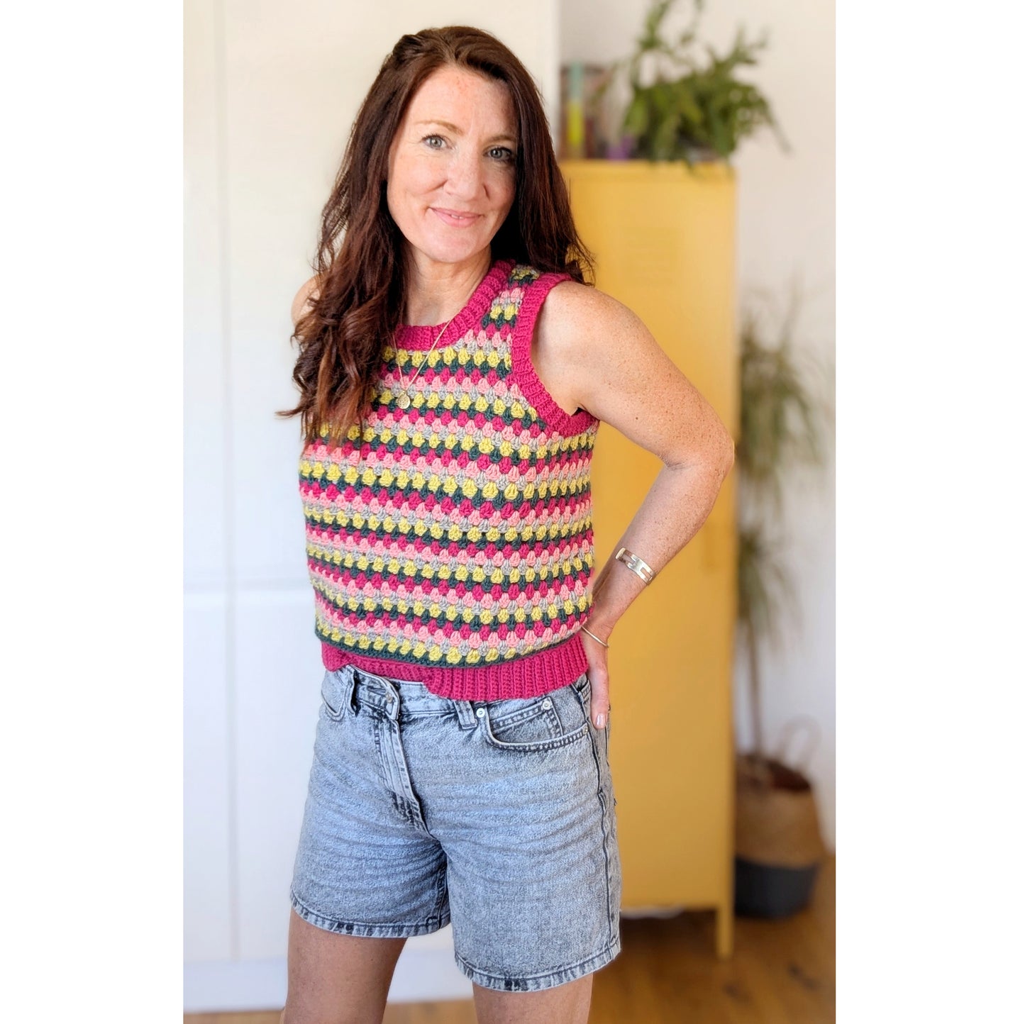 Spring Rows Tank top crochet pattern - Downloadable PDF