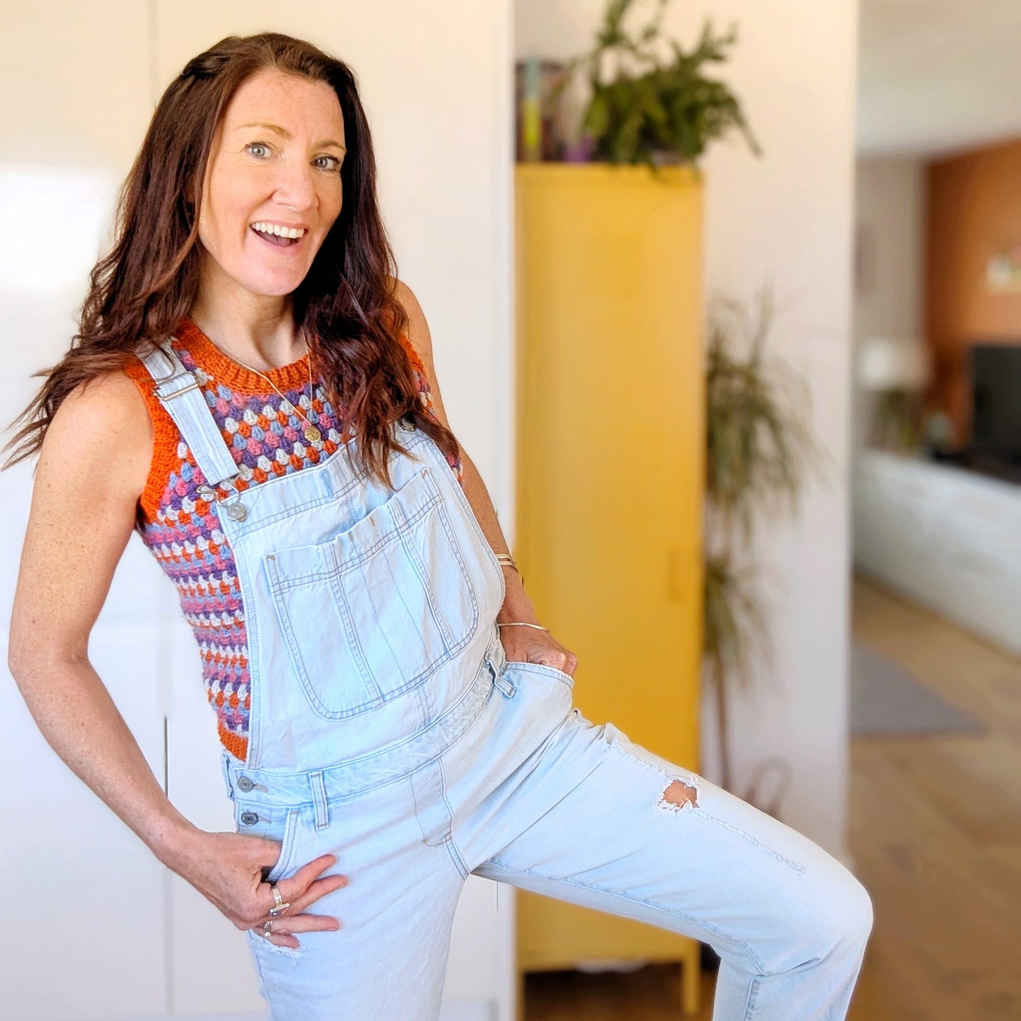 Spring Rows Tank top crochet pattern - Downloadable PDF