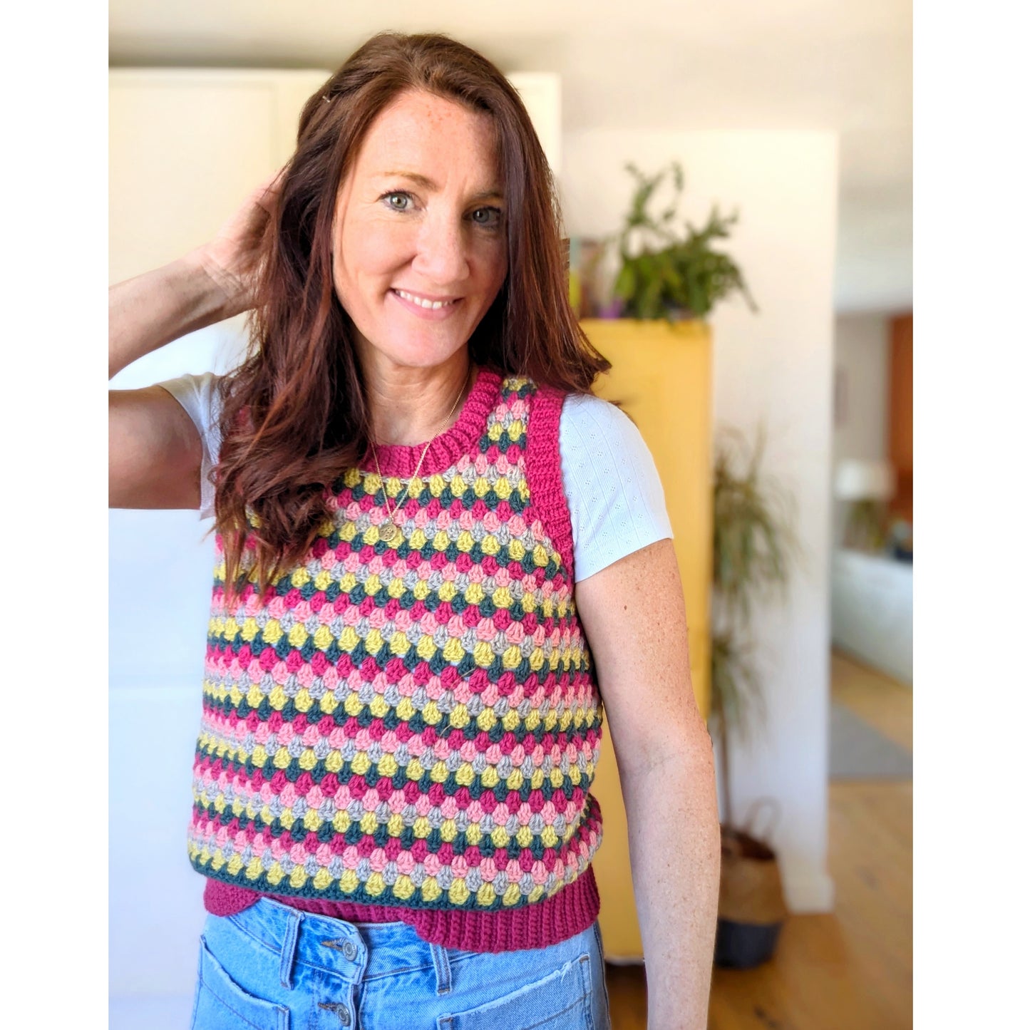 Spring Rows Tank top crochet pattern - Downloadable PDF