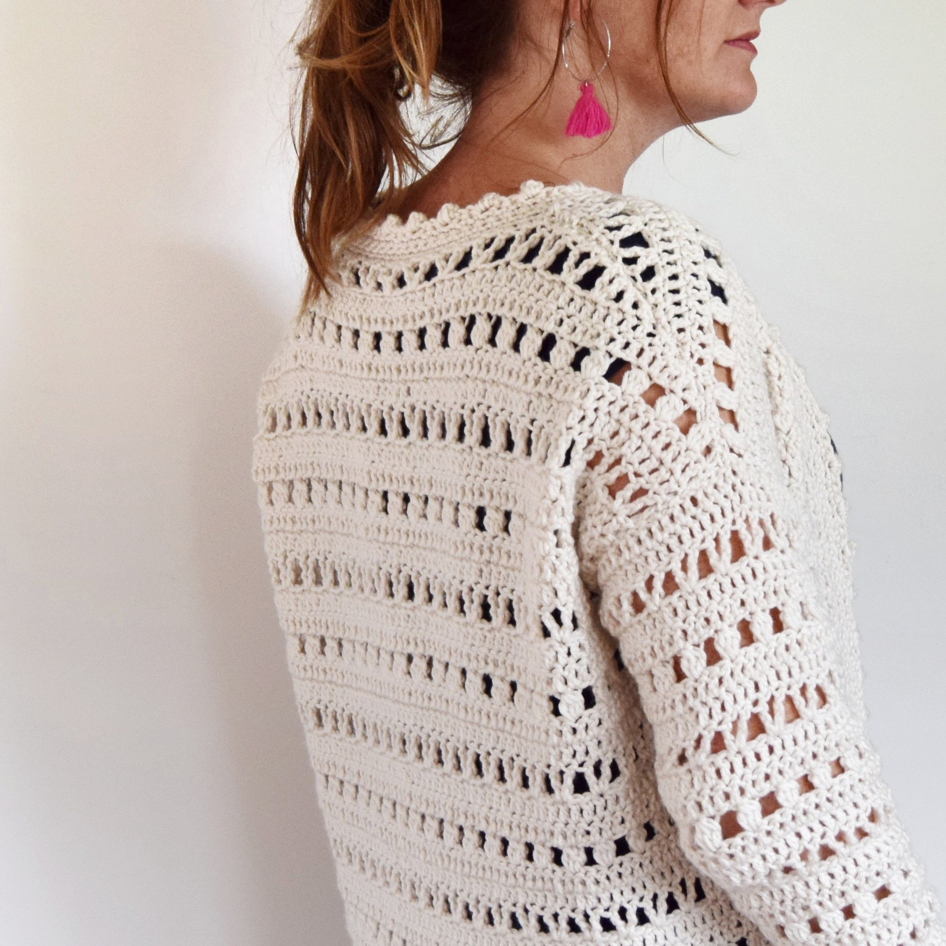 Macrame cardigan
