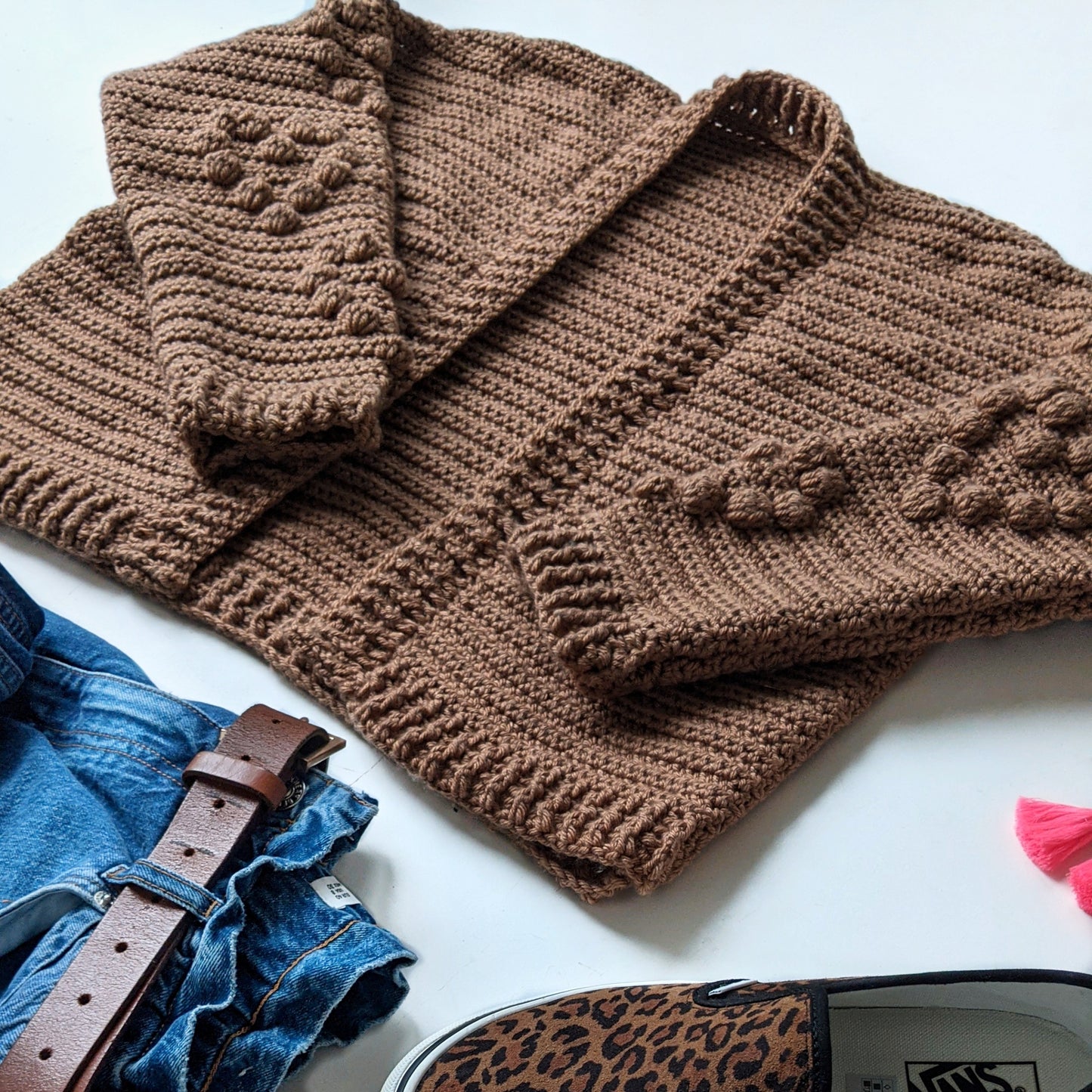 Bobble Heart Cardigan