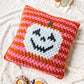 Pumpkeen cushion crochet pattern - Downloadable PDF