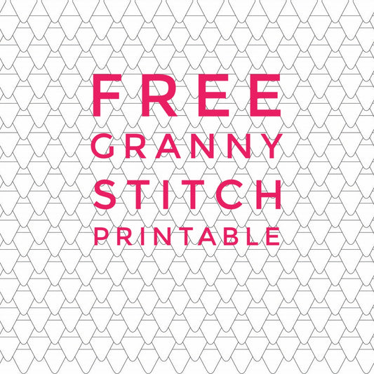 Free Granny stitch printable
