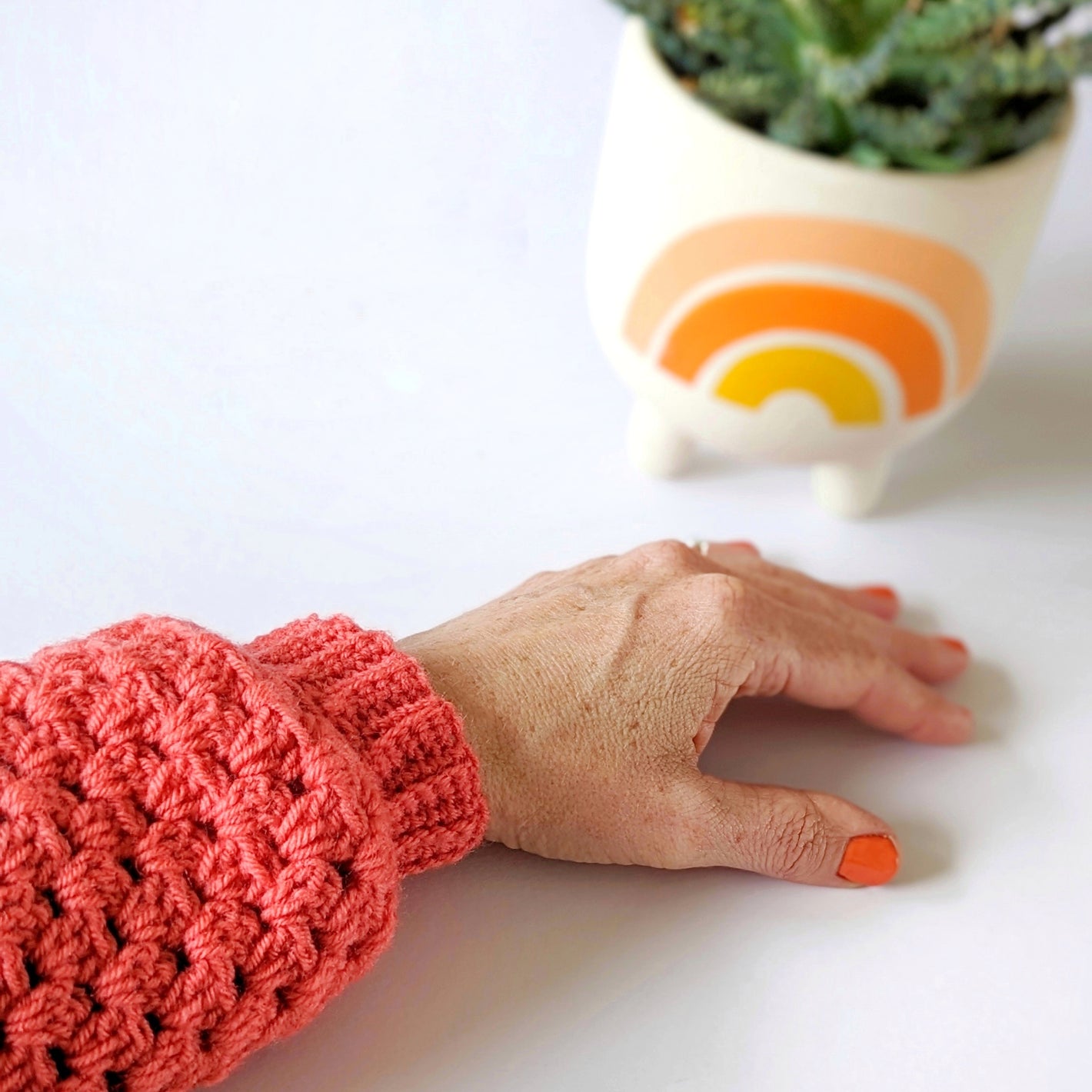 Double crochet rib
