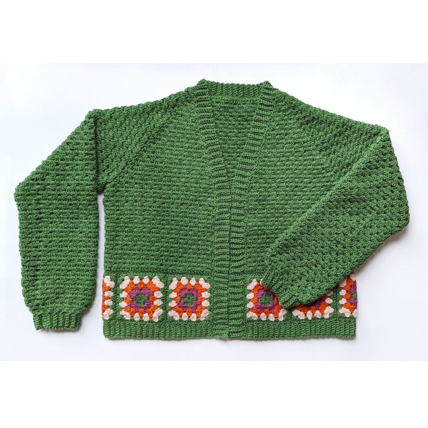 Lowrider cardigan crochet pattern - Downloadable PDF