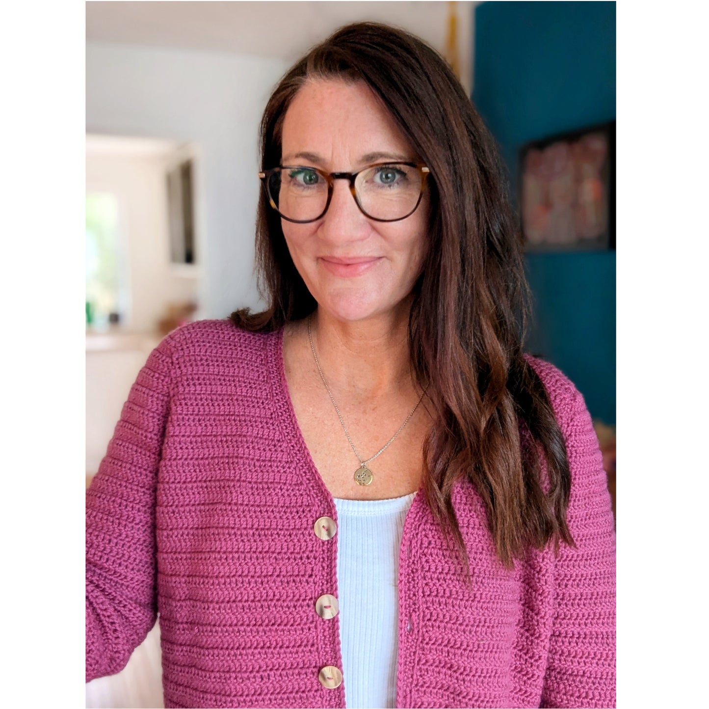 Lunar cardigan crochet pattern - Downloadable PDF