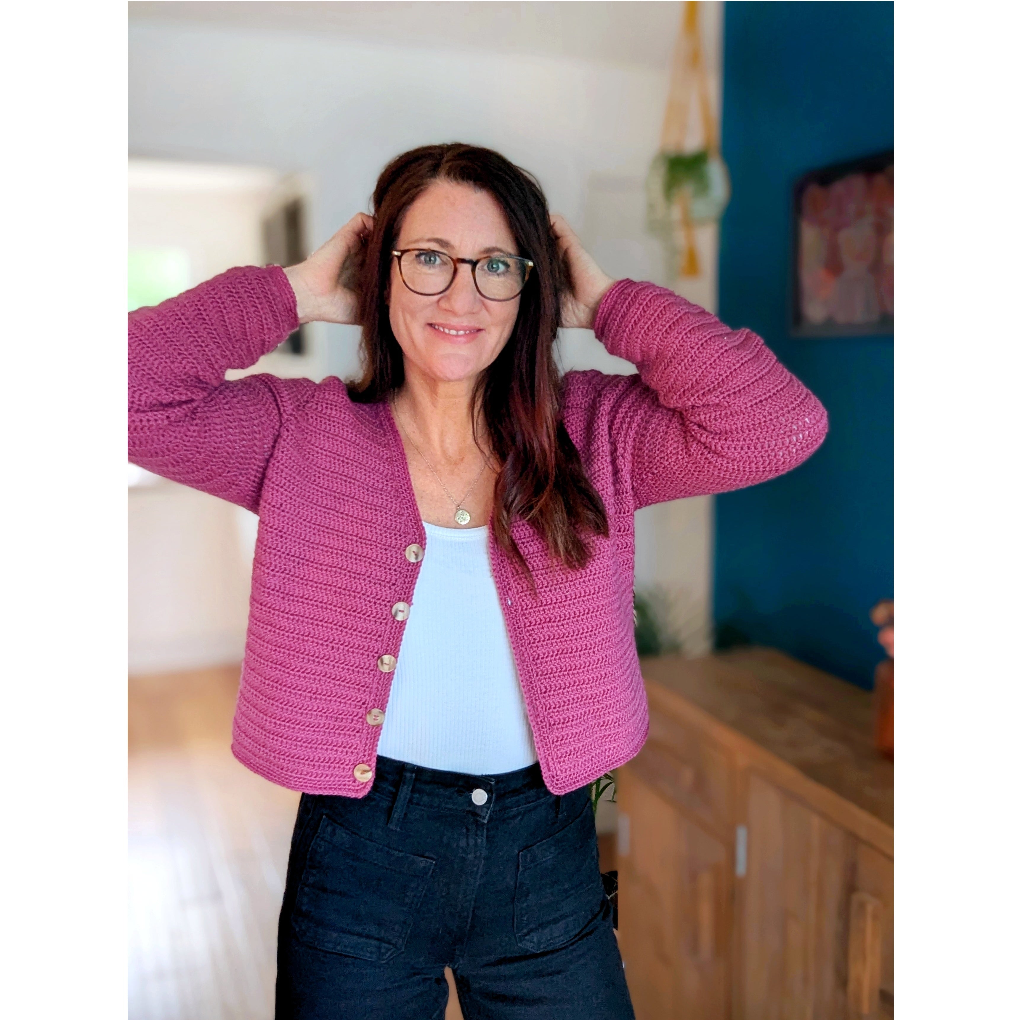 Lunar cardigan crochet pattern - Downloadable PDF – Iron Lamb