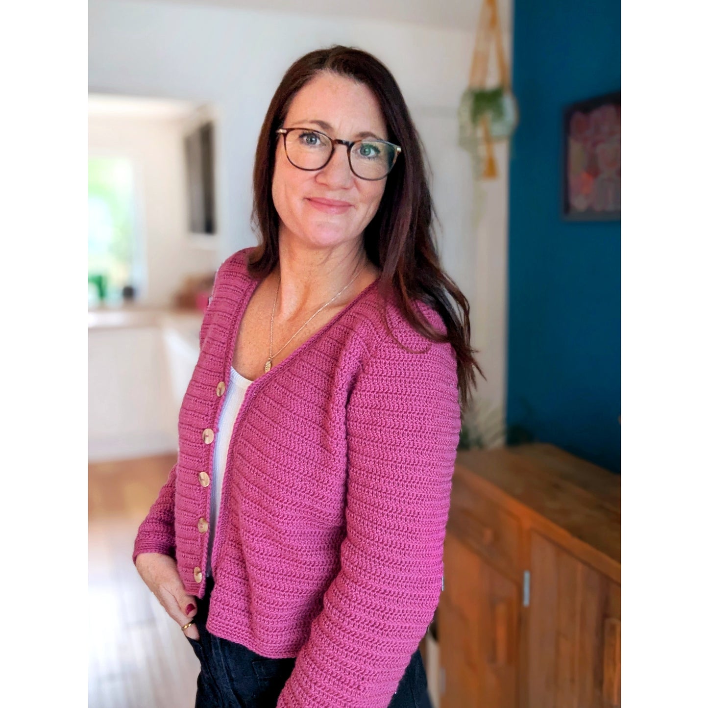 Lunar cardigan crochet pattern - Downloadable PDF