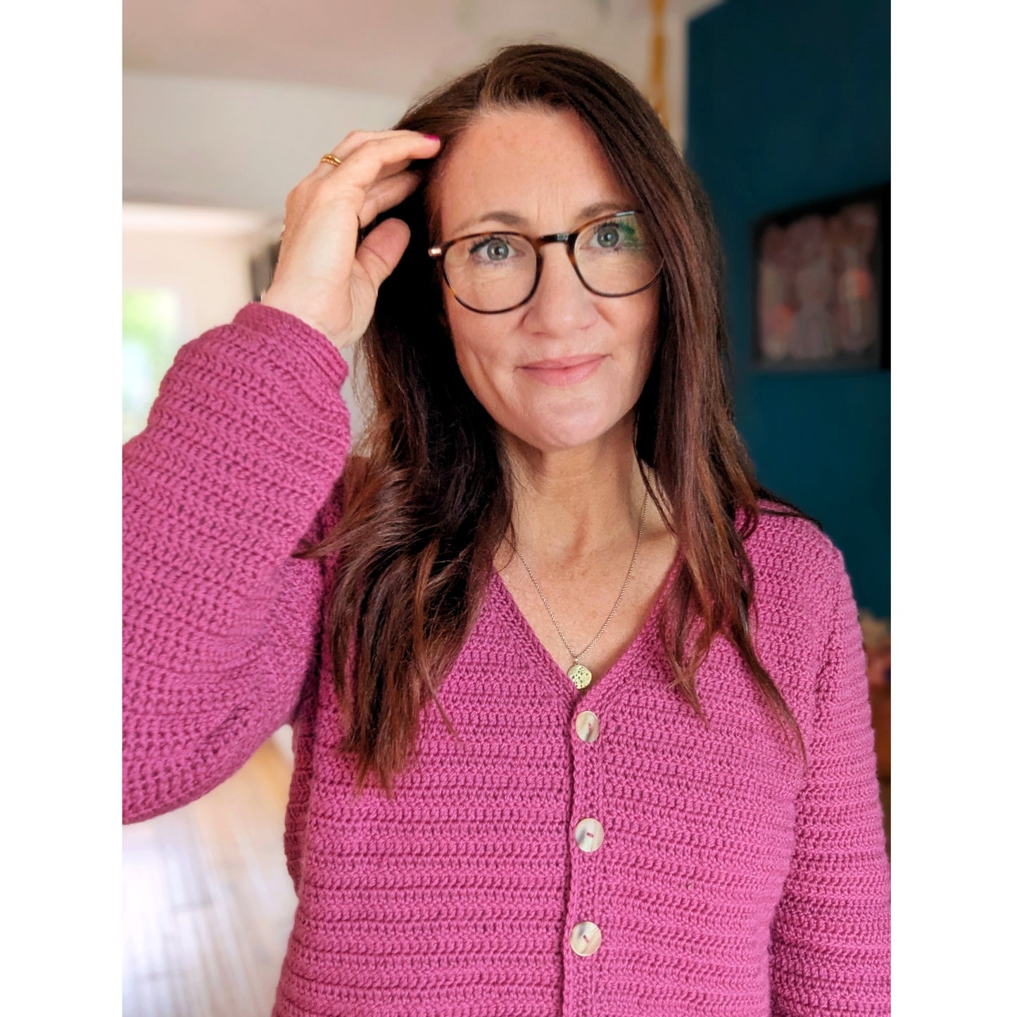 Lunar cardigan crochet pattern - Downloadable PDF