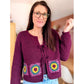 Tutorial for adding granny squares to your Granny Go Round cardigan
