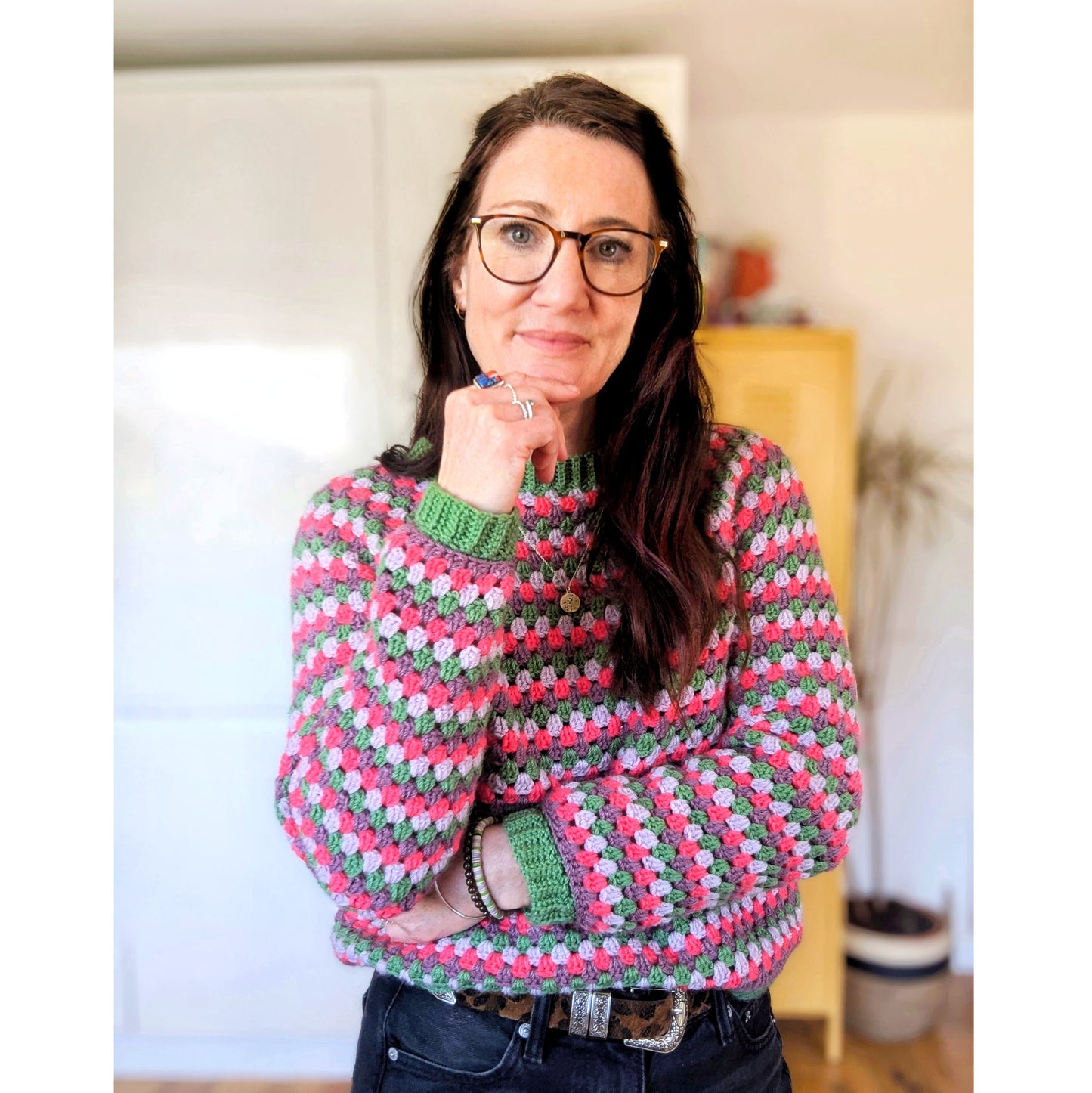 Granny Go Round Jumper crochet pattern 2.0 - Downloadable PDF