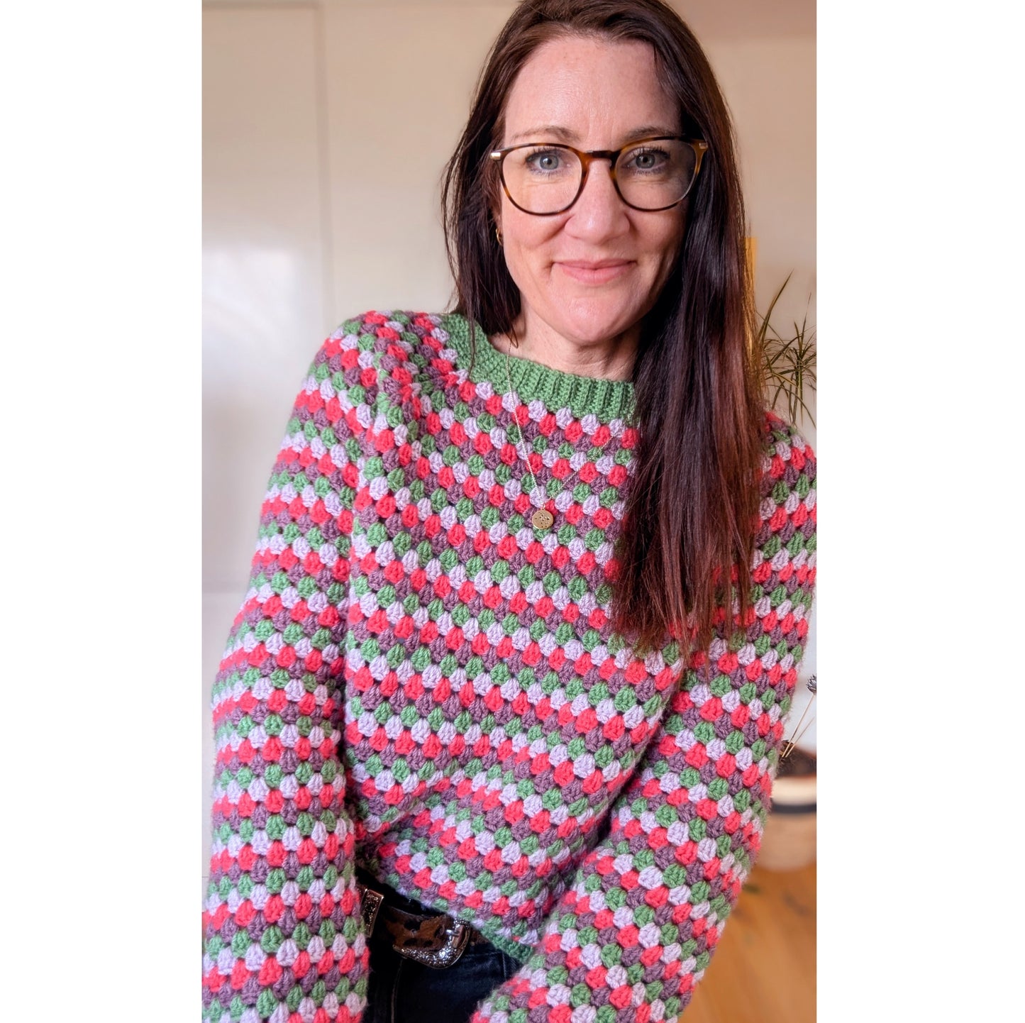 Granny Go Round Jumper crochet pattern 2.0 - Downloadable PDF
