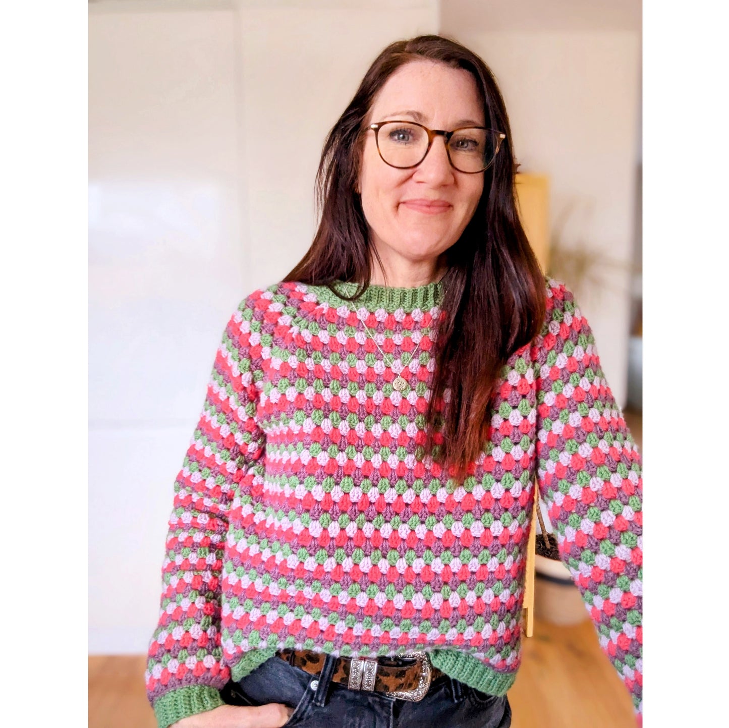 Granny Go Round Jumper crochet pattern 2.0 - Downloadable PDF