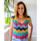 Ripple top crochet pattern - Downloadable PDF