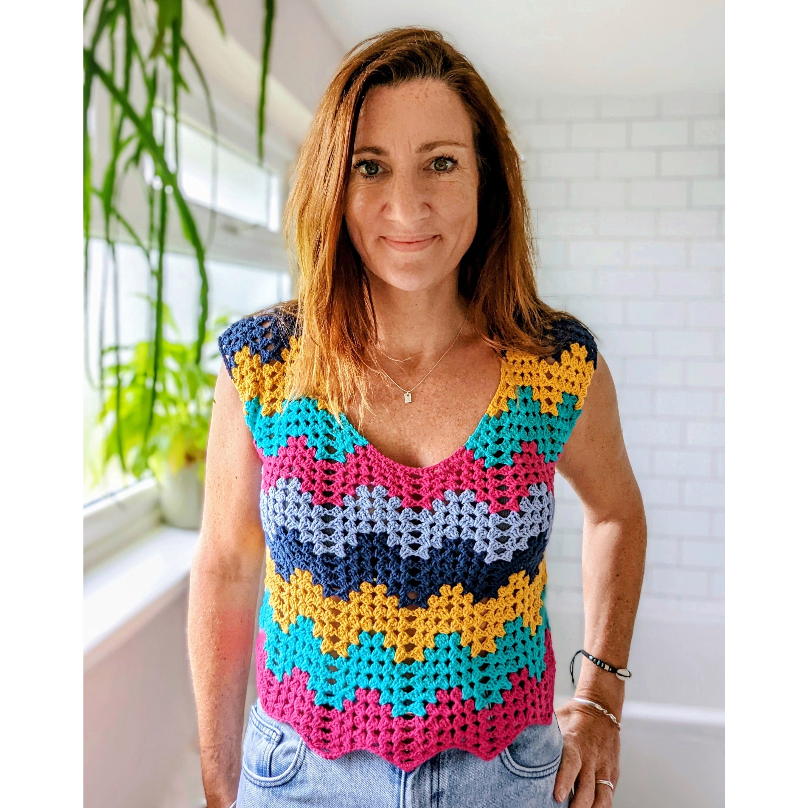 Crochet Ripple Patterns Pdf Ripple top crochet pattern - Downloadable PDF – Iron Lamb