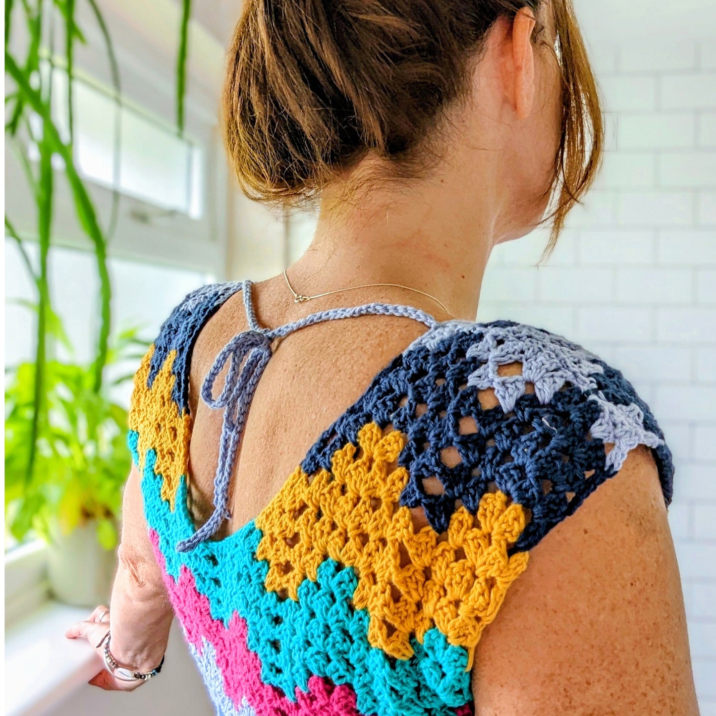 Ripple top crochet pattern - Downloadable PDF