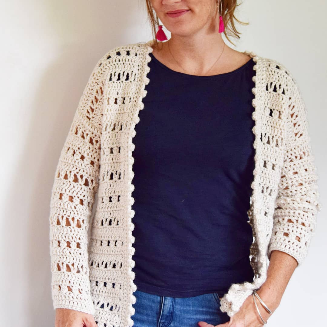 Macrame Cardigan crochet pattern - Downloadable PDF – Iron Lamb