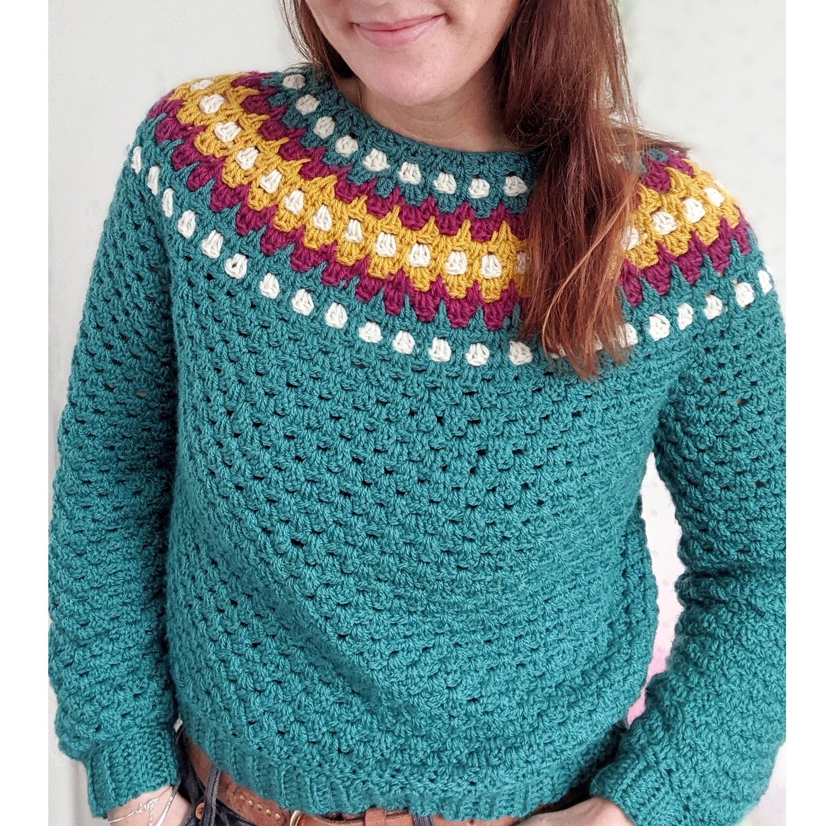 Crochet jumper pattern on sale uk